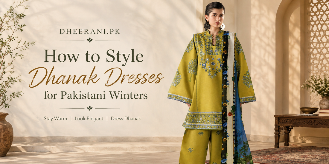 How to Style Dhanak Dresses for Pakistani Winters