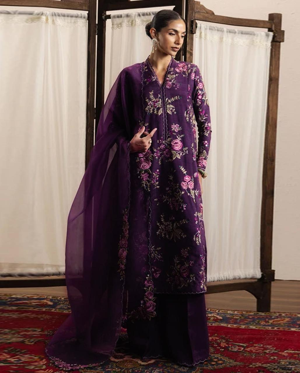 Zara Shahjahan Dhanak Dress 5570