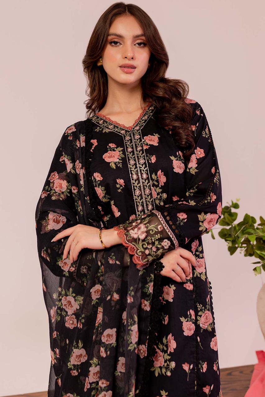 FARASHA LAWN PRINTED EMBROIDERY DRESS 3 PIECE UNSTITCHED 2168