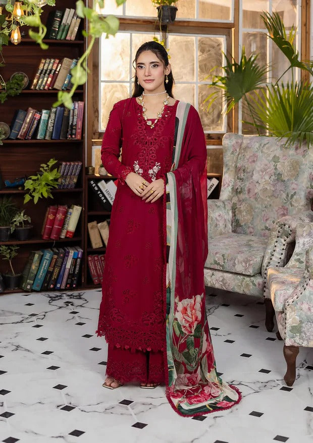 Maria B Embroidered Dress 3 Piece 5259