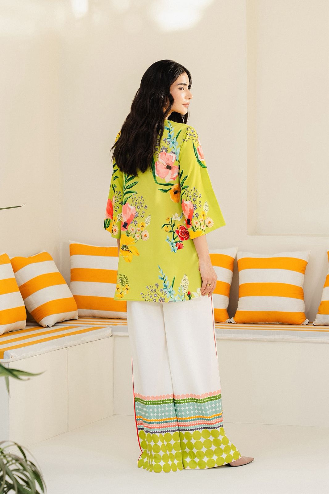 LULUSAR SILK PRINTED DRESS 2 PIECE 2399