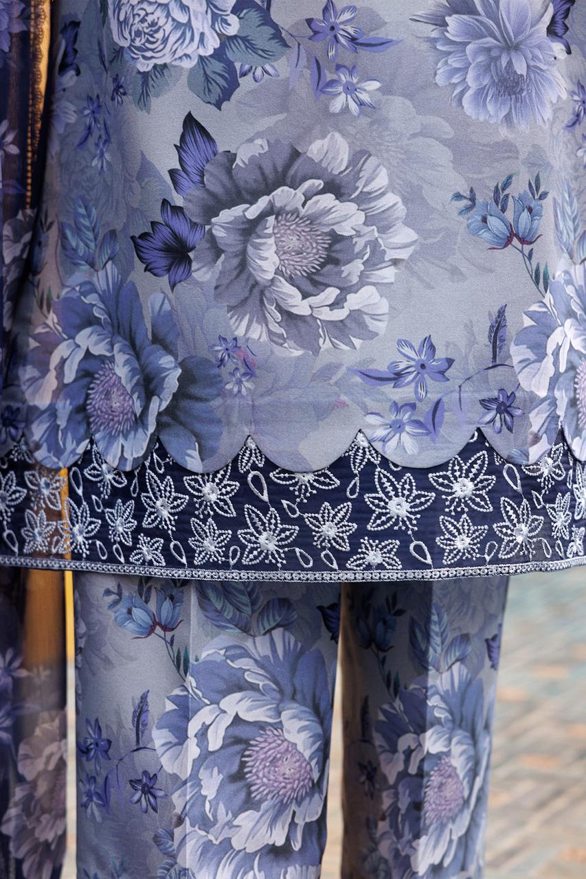 FARASHA KHADDAR PRINTED EMBROIDERY DRESS 3 PIECE 2404