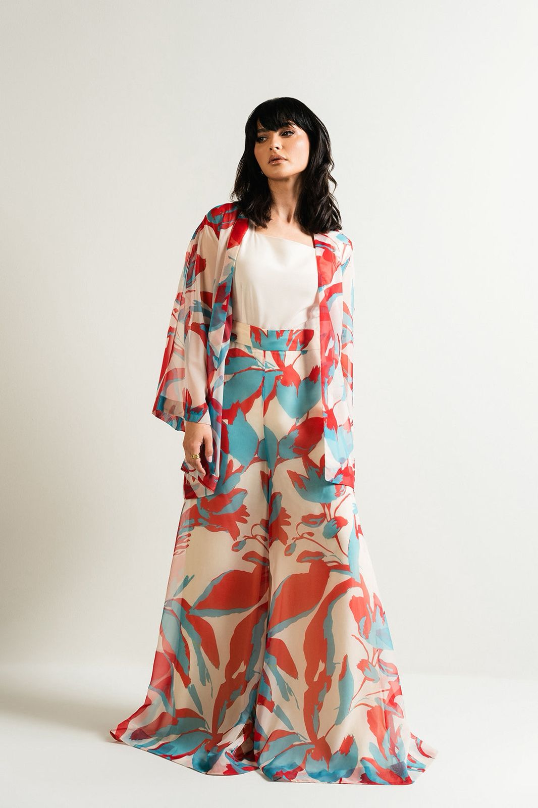 LULUSAR SILK PRINTED DRESS 2 PIECE 2399