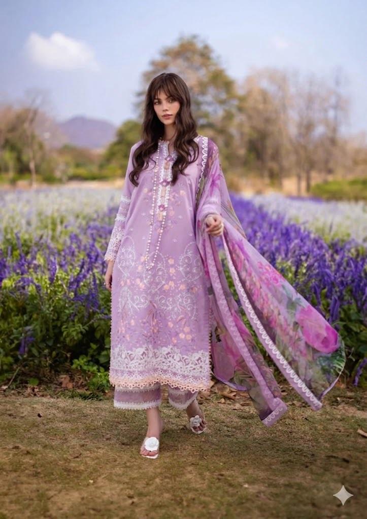 Mushq Embroidery Dress Dress 3 Piece 5186