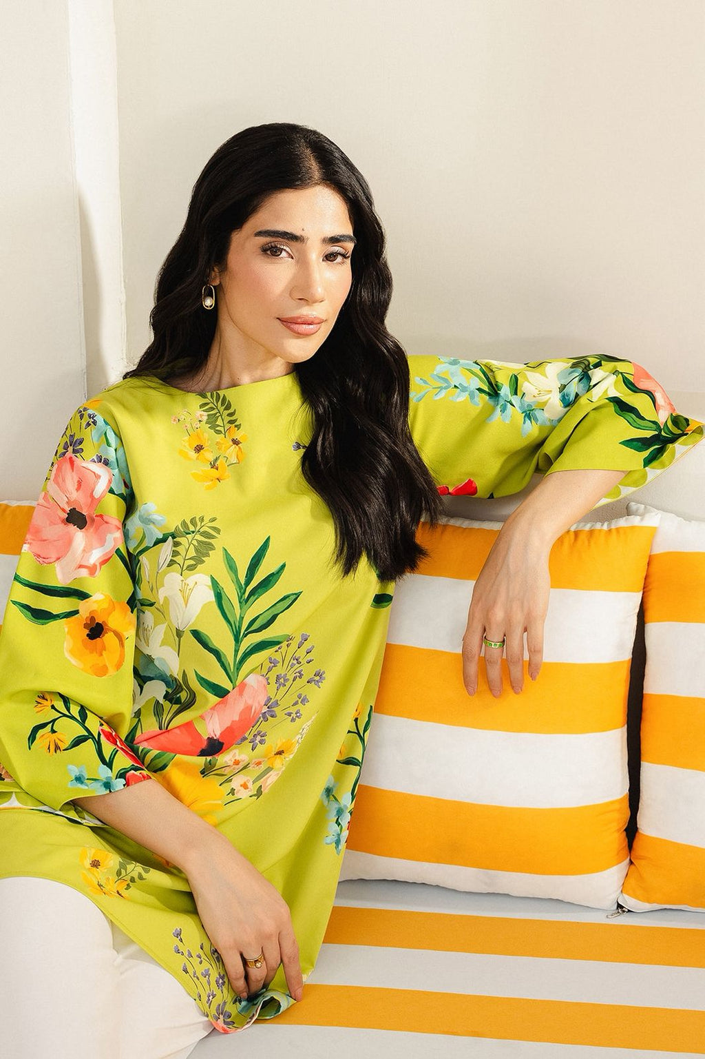 LULUSAR SILK PRINTED DRESS 2 PIECE 2399