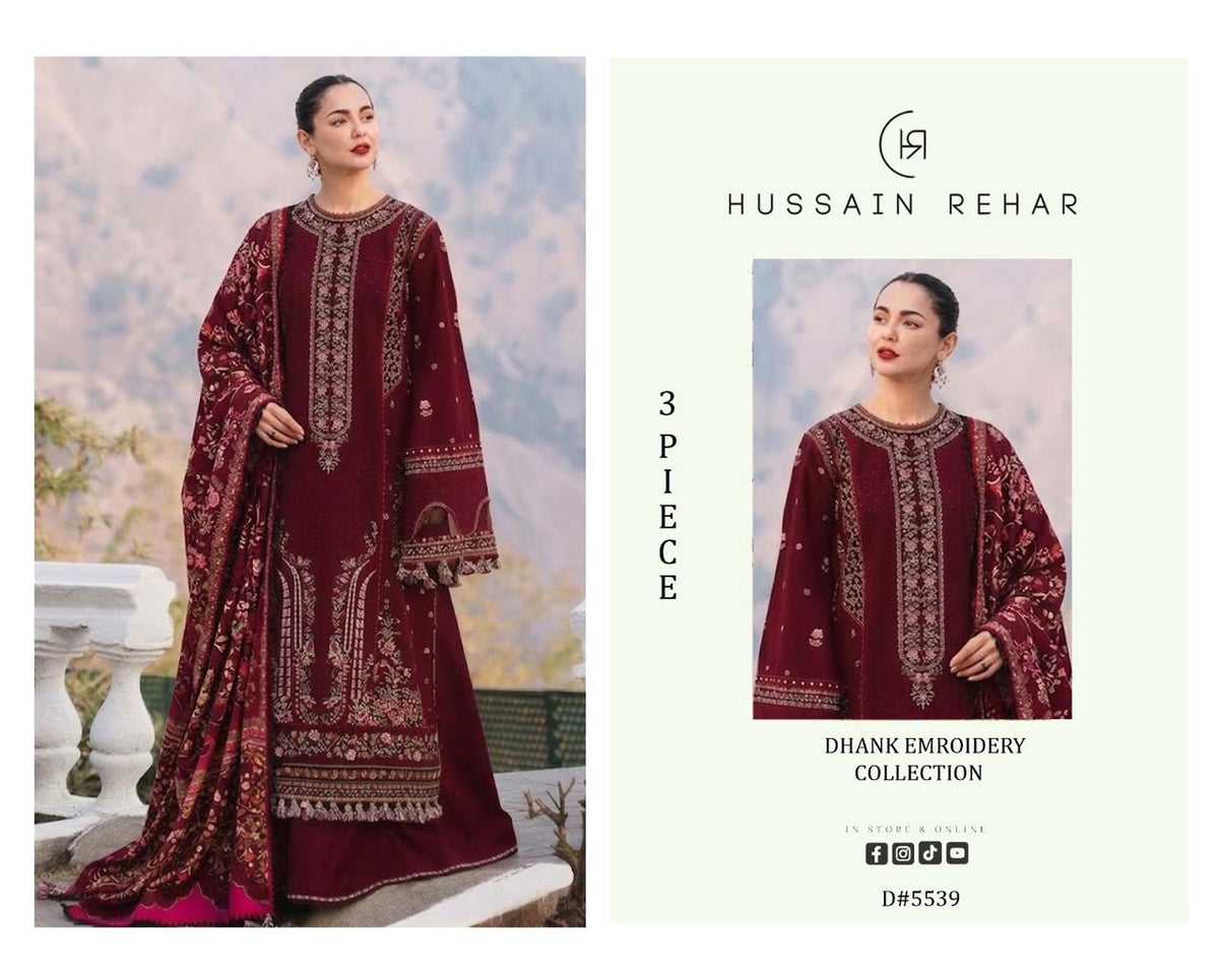Hussain Rehar Dhanak Dress 5539