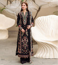 Buy Hussain Rehar Black Lawn Suit | Embroidered 3-Piece Unstitched - Dhee Rani