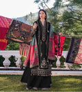 Buy Hussain Rehar Lawn Printed Embroidery Unstitched - 3 Piece Dress