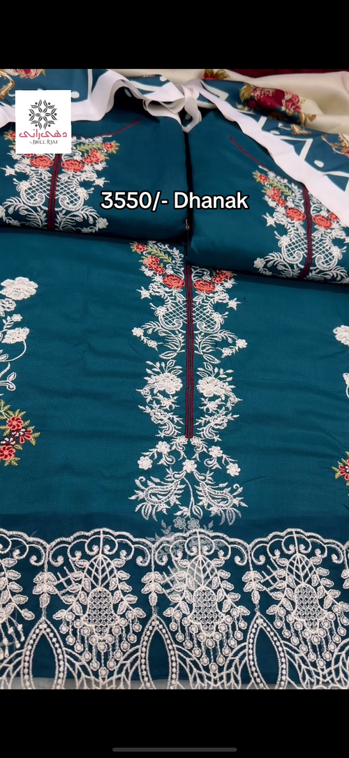 Elaaf Dhanak Winter Embroidered Zinc 3 Piece online