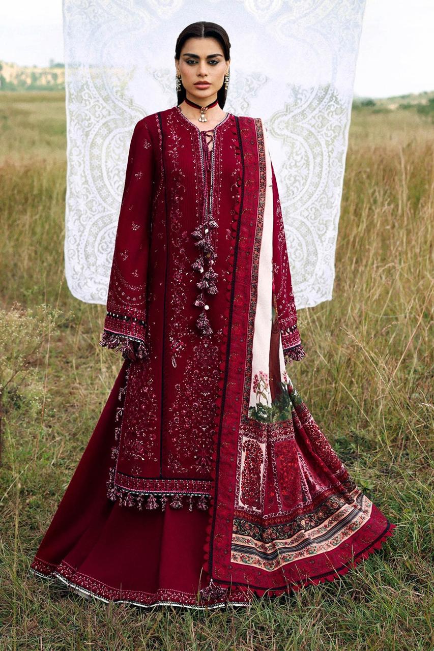 Hussain Rehar Embroidery Dress 5529