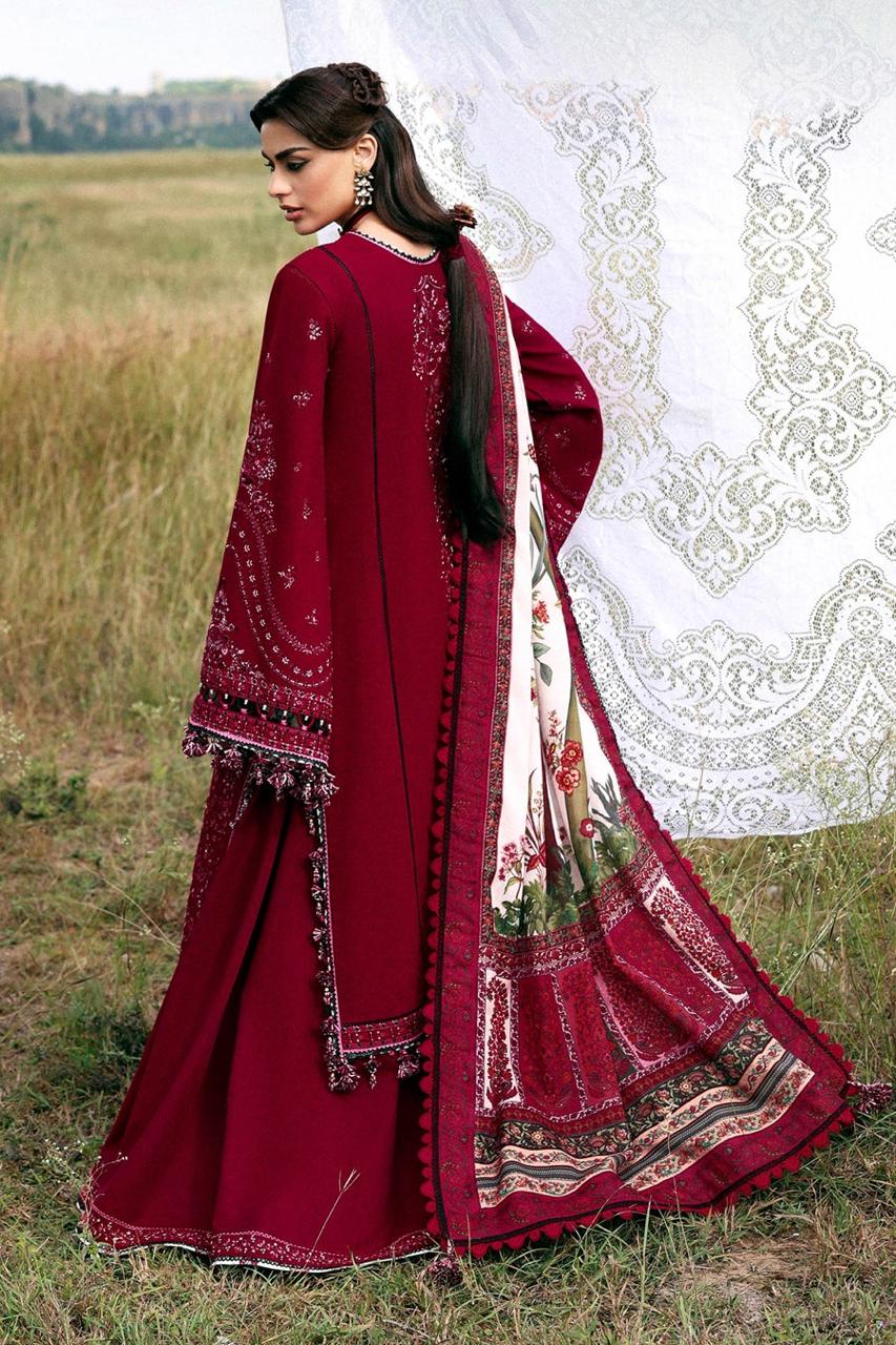 Hussain Rehar Embroidery Dress 5529