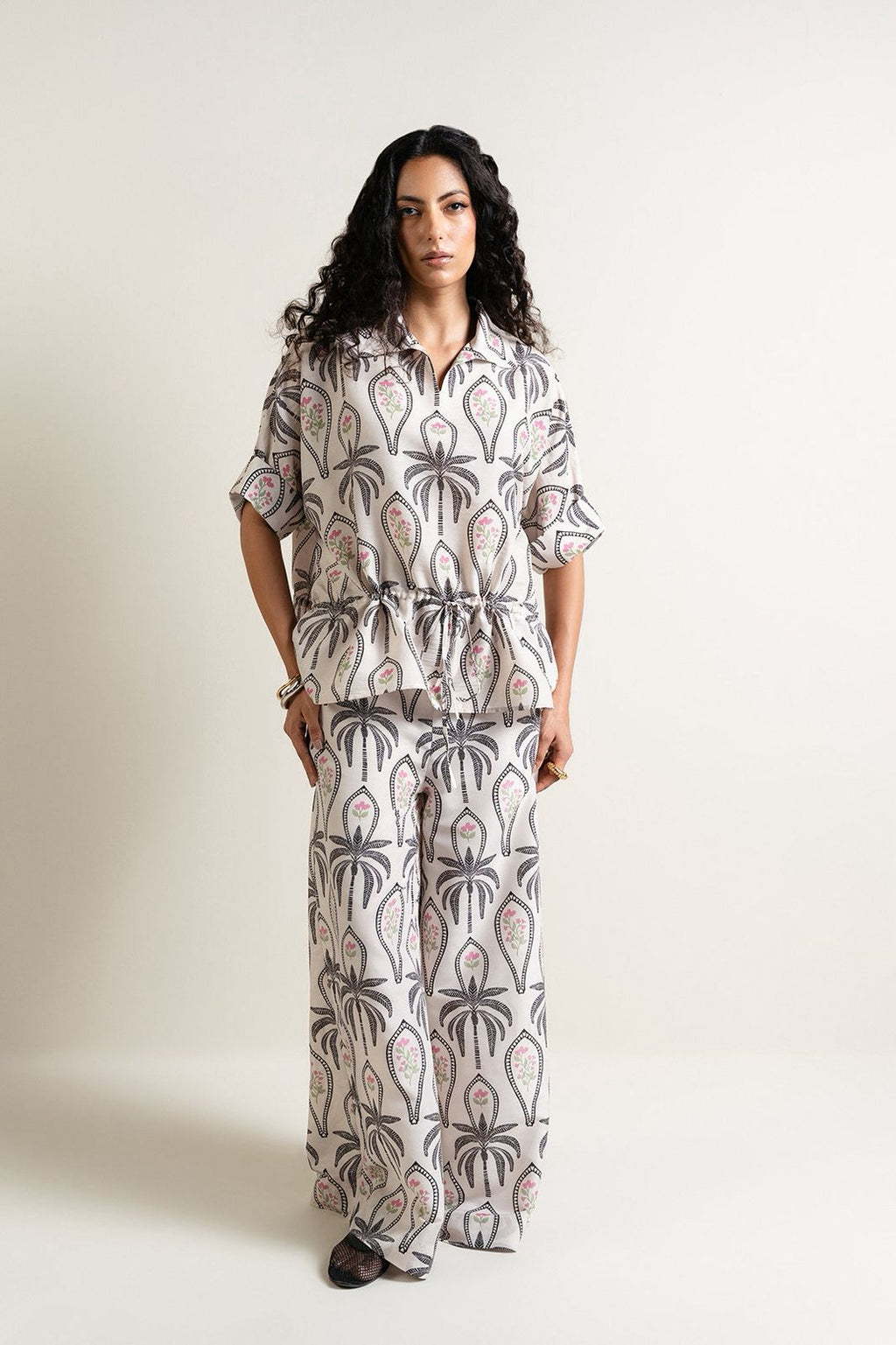 LULUSAR SILK PRINTED DRESS 2 PIECE 2399