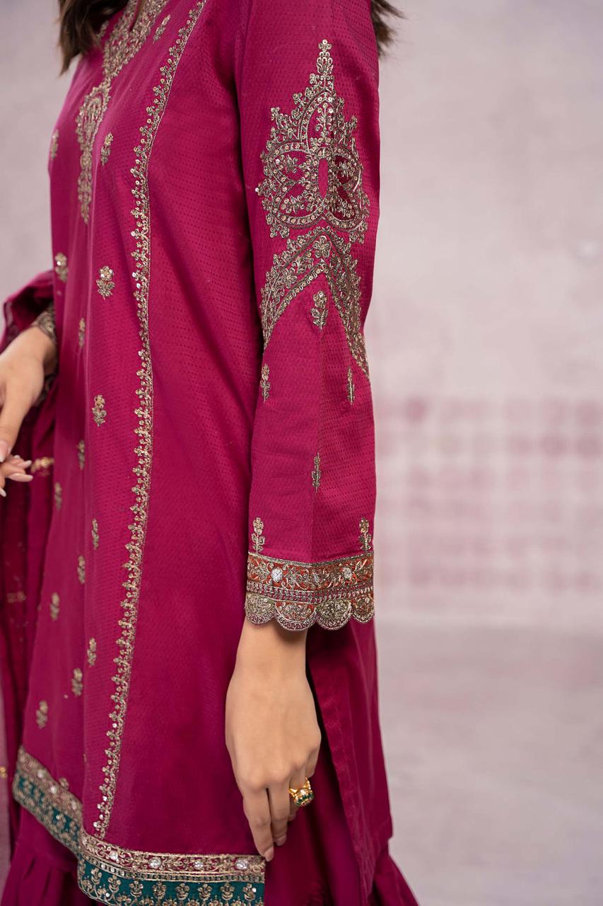 MARIA B LAWN EMBROIDERY DRESS 3 PIECE UNSTITCHED 2144