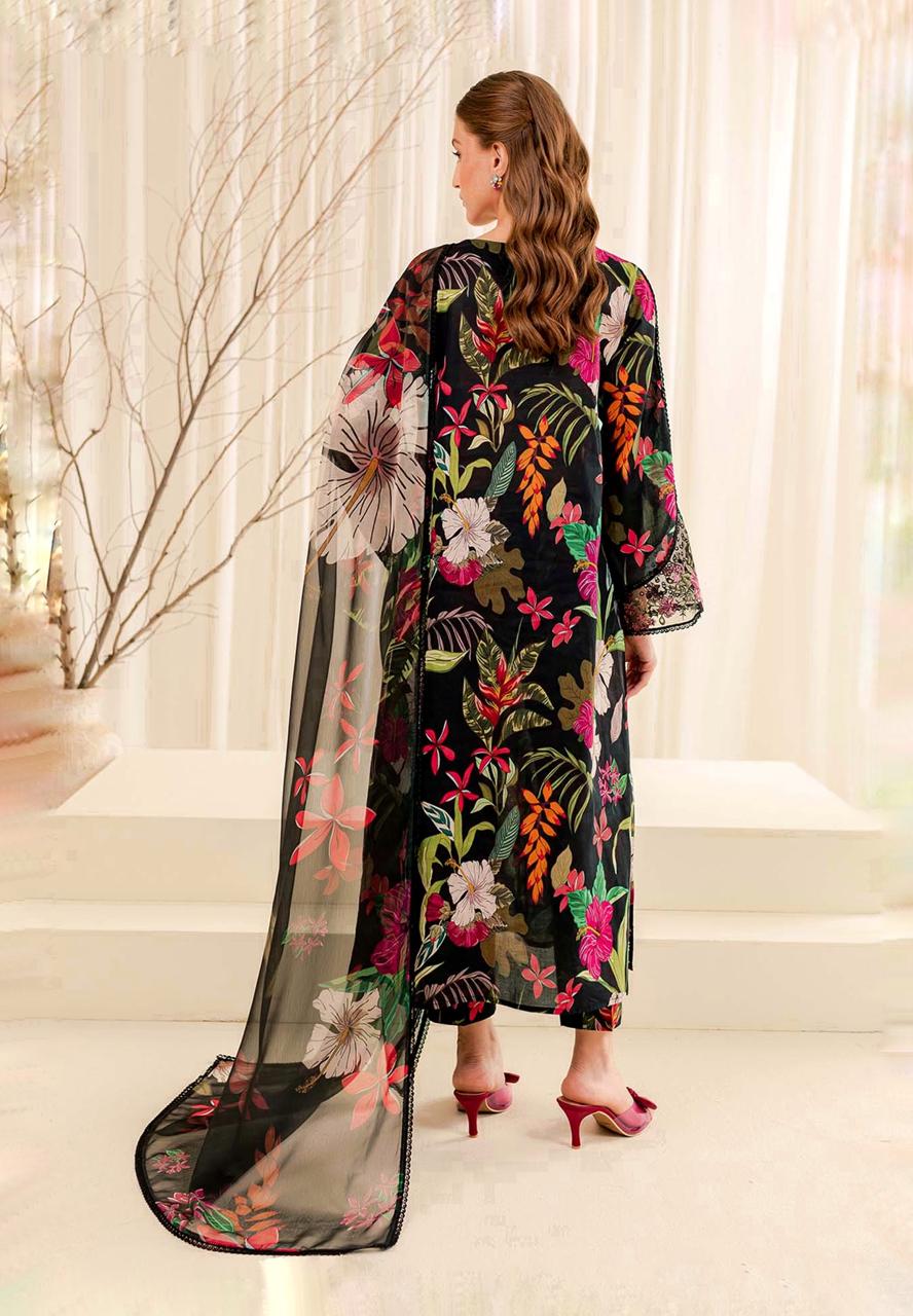 FARASHA LAWN PRINTED EMBROIDERY DRESS 3 PIECE UNSTITCHED 2164