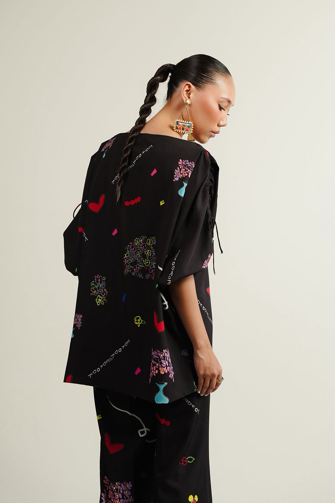 LULUSAR SILK PRINTED DRESS 2 PIECE 2399